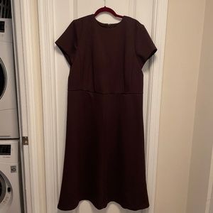 Midi Flair Dress in Double Knit